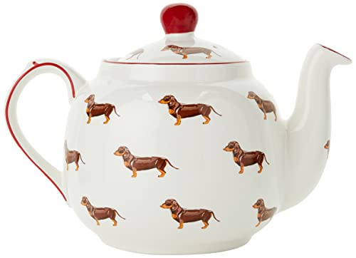 London Pottery Farmhouse Dog Teekanne mit Teesieb für 4 Tassen