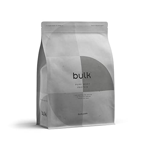 Bulk Pure Whey Protein Pulver, Eiweißpulver, Schoko-Erdnuss, 1 kg, Verpackung Kann Variieren