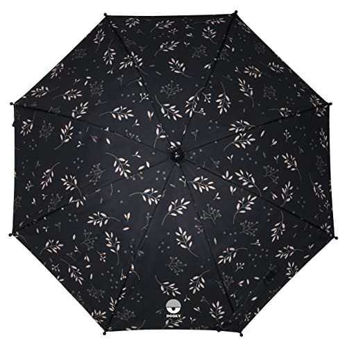 Stroller Parasol/Umbrella Romantic Leaves Black