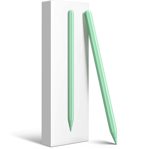ETRSAIRL Gnanlen Bleistift der 2. Generation mit magnetischem kabellosem Laden, Neigungsempfindlichkeit und Echtzeit-Akku-Display, wie Bleistift 2. Generation (grün)