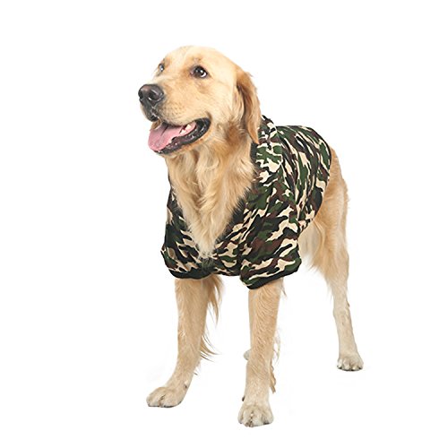 Boodtag Haustier Hund Kleidung Weiche Verdickung Warme Camouflage Stil Kostüm Weste Polar Fleece Winter Kleidung