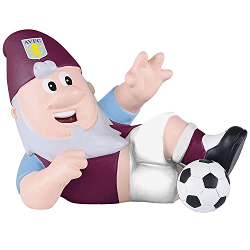 FOCO Offizieller Aston Villa FC Sliding Tackle Fußball Gartenzwerg