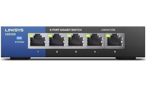 Linksys Port-SMB-Desktop Nicht verwalteter Netzwerkschalter 5 Port