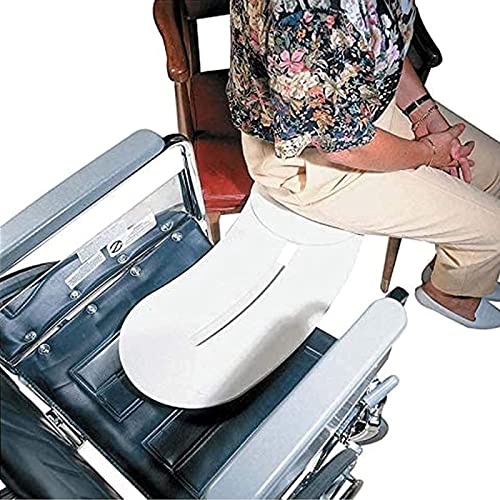 Transferbrett für Rollstühle, drehbares Sitz-Transfer-Hilfs-Schiebebrett zum Transferieren des Patienten vom Rollstuhl ins Bett, Toilette, Auto