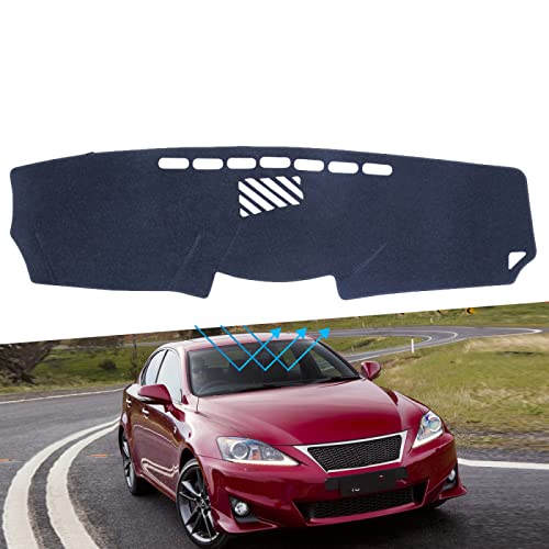 Armaturenbrettabdeckung Schutzpolster, für Lexus is 2006~2013 XE20 Autozubehör Armaturenbrett Sonnenschutz IS250 300 250 300h 350 200d 220d