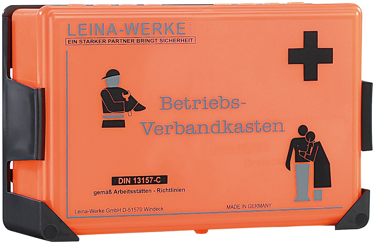 Leina-Werke 20003 Erste Hilfe, Verbandskasten und Zubehör Verbandkasten mit Inhalt orange
