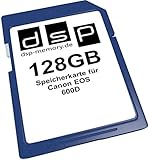 DSP Memory 128GB Speicherkarte für Canon EOS 600D