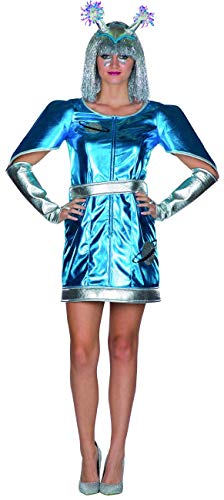 Mottoland Space Lady Damen Astronautin Kostüm Weltraum Außerirdische Karneval