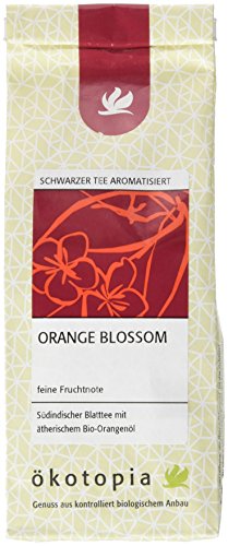 Ökotopia Schwarzer Tee aromatisiert Orange Blossom, 5er Pack (5 x 100 g)