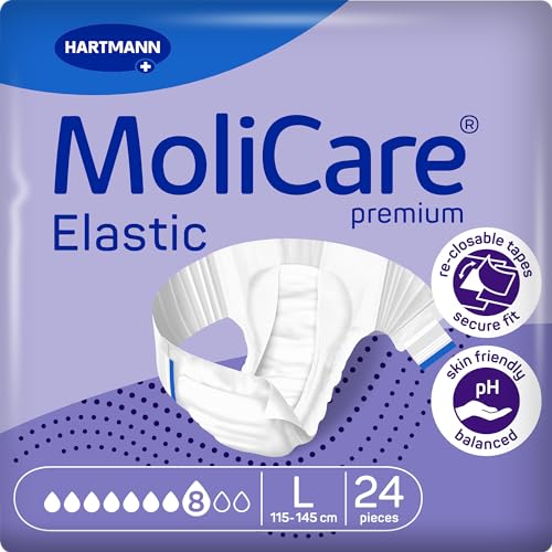 MoliCare Elastic 8 Tropfen - Gr. Large Inhalt Verpackung / 24 St