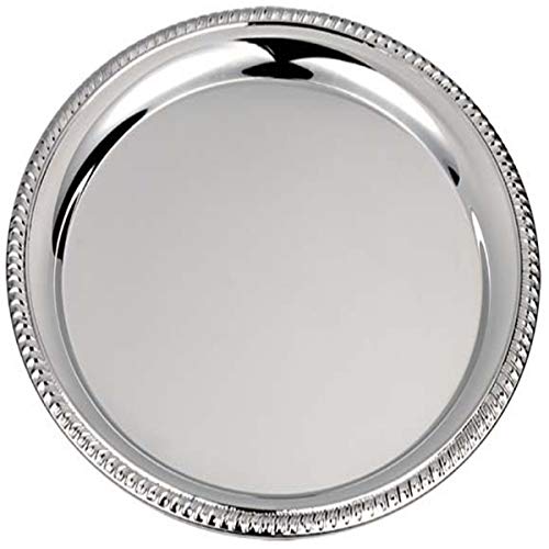 SILBERKANNE Tablett Kordelrand 20 cm Premium Silber Plated edel versilbert in Top Verarbeitung