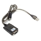USB-zu-RS232-Adapter, Plug-and-Play 9-Pin-COM-Port FTDI-Chip USB zu 9-Pin-Seriell-Adapter Anti-Donner-Hochgeschwindigkeit für WINXP/VISTA/WIN7/WIN8(32/64bt)