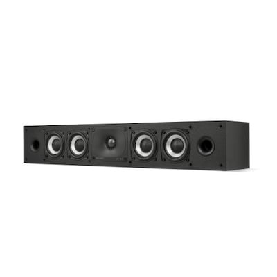 Polk Audio MXT35 schlanker Center Lautsprecher, Hi-Res Zertifiziert, kompatibel mit Dolby Atmos und DTS:X (Stück)