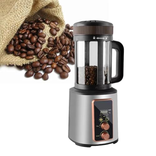 400-g-Kaffeebohnen-Röstmaschine, für kleine Haushalte und gewerbliche Zwecke, Temperaturregelung, automatische Zeitsteuerung von 1 bis 25 Minuten, Heißluft-Röstmaschine