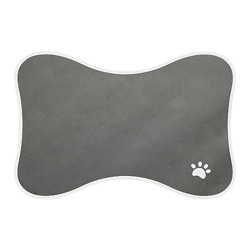 Wasserdichte Futtermatte aus Silikon für Hunde und Katzen, rutschfeste Futternapf-Matte, leicht zu reinigen, multifunktionale Badezimmermatte, zum Ausruhen und Schlafen (50 x 80 cm)