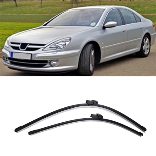 26"+22" Auto Scheibenwischer Vorne, für Peugeot 607 2002-2011 Set Wischer Wischblätter Vorne Frontscheibe Scheibenwischer Auto Accessoire