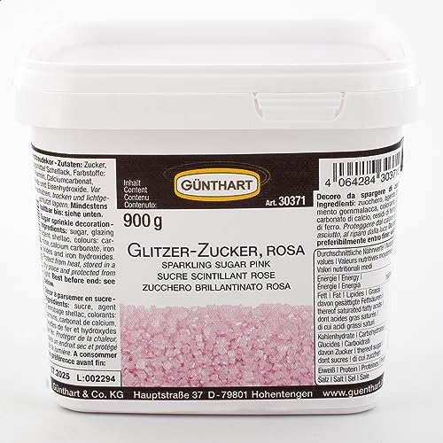 1 St. Streudekor, Glitzer-Zucker rosa 900 g
