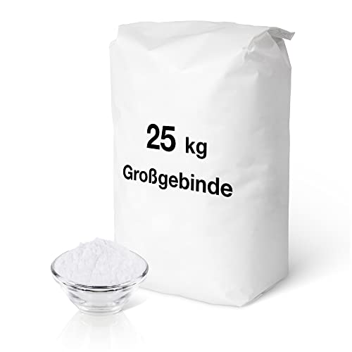 Natron Pulver 25 kg | Premium Natriumhydrogencarbonat | Baking Soda | Backpulver | Wasch-Soda | hochreine Lebensmittelqualität | Deutsche Herstellung | Golden Peanut