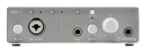 Steinberg IXO12-2 x 2 USB 2.0 Audio-Interface mit einem Mikrofonvorverstärker, inklusive Cubase AI und Cubasis LE Software-Paket