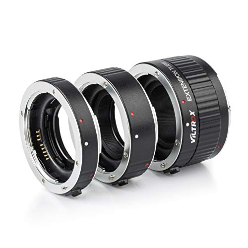Viltrox DG-C Zwischenringe Autofokus AF Makro Verlängerungsring-Set für Canon EF&EF-S Objektiv DSLR Kamera 760D 700D 80D 70D 5DII 5DIII 1300D 1500D