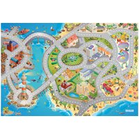House Of Kids 11254-E3 - Playmat Quadri Mer Connect, 100 x 150 cm