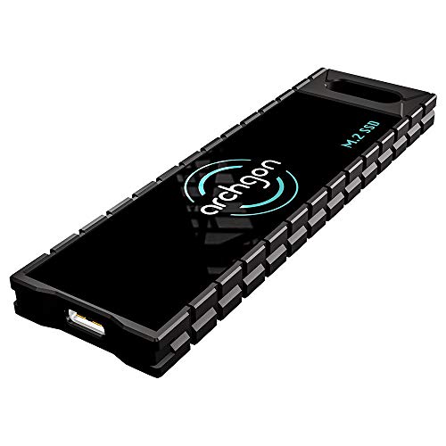 Archgon G70, Externe SATA SSD M.2, 480GB, USB 3.1, Gen 2 (Type-C), Gaming Portable, schwarz