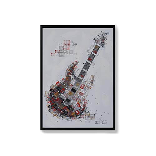 GITARA Leinwand handbemalt – 70 x 100 cm