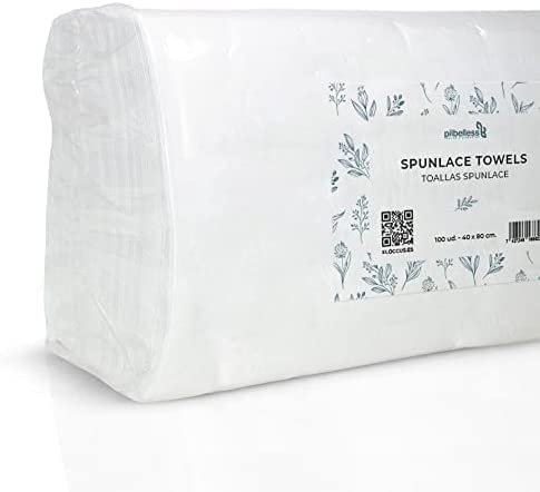 Spun-Lace Einweg-Handtücher für Friseure und Ästhetik, Weiß (800, 40 x 80 cm)