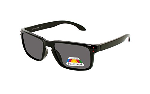 rainbow safety Kinder Sonnenbrille Polarisiert 5+ Jahre UV400 Schutz 3301 Schwarz Grau