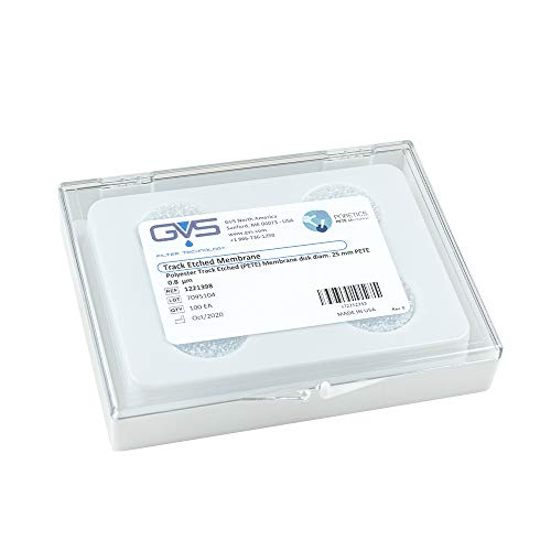 GVS Filter Disc, PETE Membran, 0.8µm, 25mm, 100/pk