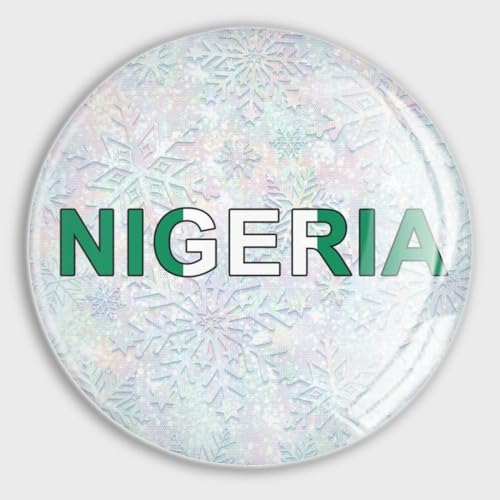 Evans1nism It's in My DNA Kühlschrankmagnete mit Nigeria-Flagge, für Whiteboard, Nationalfeiertag, kleine Glasmagnete, Kühlschrankmagnete für Schule, Zuhause, Küche, Büro, Klassenzimmer, 4 Stück