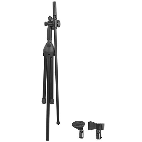 Stativausleger-Mikrofonständer, multifunktionaler verstellbarer schwarzer Metallboden für Leistung