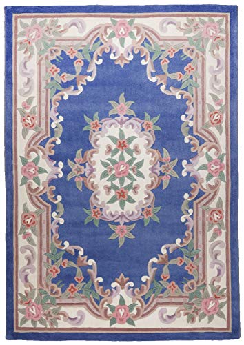 Teppich aus 100% Polyacryl; handgetuftet | Größe: 290 x 390 cm; Farbe: Rot | THEKO die markenteppiche - Ming