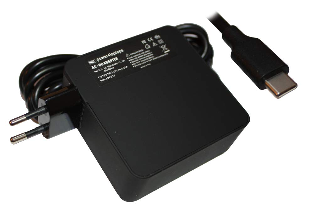 Power4Laptops Netzteil Laptop Ladegerät (EU Stecker) kompatibel mit HP Spectre 13-ap0067TU