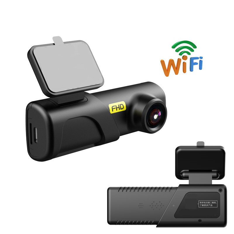 Q3 FHD 1080P Auto DVR W-LAN Dashcam Versteckter Fahrrekorder HDR WDR Nachtsicht Smart Voice Control Loop Recording