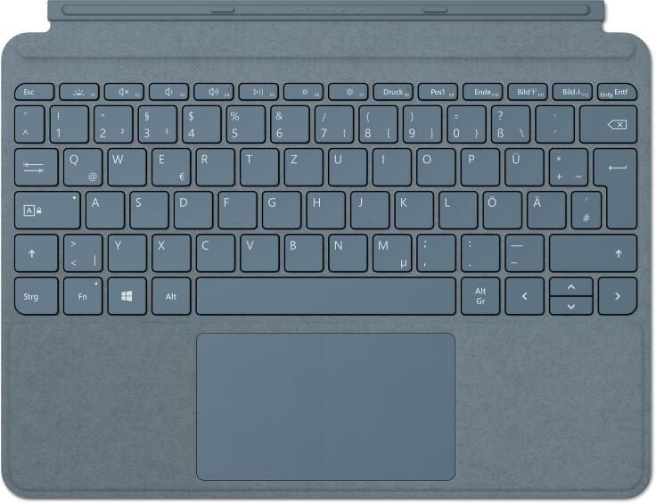Microsoft Surface Go Type Cover Tastatur mit Trackpad Eisblau