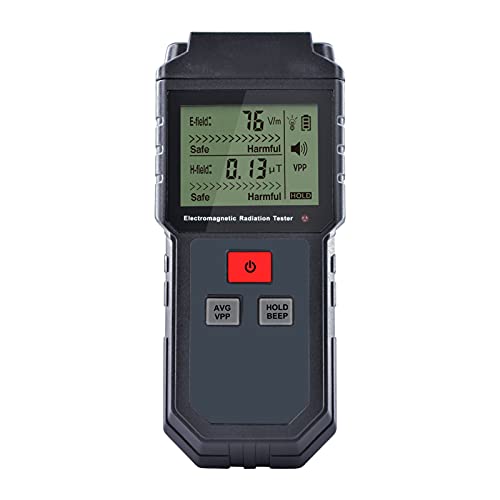 Tragbarer Elektromagnetischer Strahlungstester ET825 Handheld-Digital-LCD-Anzeige EMF-Meter-Detektor hilft Menschen, sich von Strahlungsquellen fernzuhalten und sie vor Strahlungsgefahren zu schützen