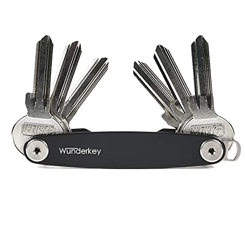 WUNDERKEY ® - der Key Organizer Made in Germany [ Schlüssel-Organizer | Schlüssel-Etui | Schlüssel-Mäppchen | Smart Key Gadget | das Original bekannt aus GQ & Playboy ]