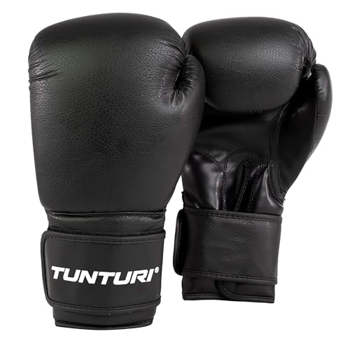 Tunturi Allround Boxhandschuhe 16oz - Geeignet für Boxsack Training - Boxing Gloves für Verschiedene Kampfsportarten, Boxen, Kickboxen, Muay Thai - Sparring - Extra steifes PU-Material