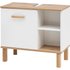 SCHILDMEYER Waschbeckenunterschrank »Padua«, BxHxT: 65 x 60,1 x 35 cm, Anschlagrichtung: links - weiss