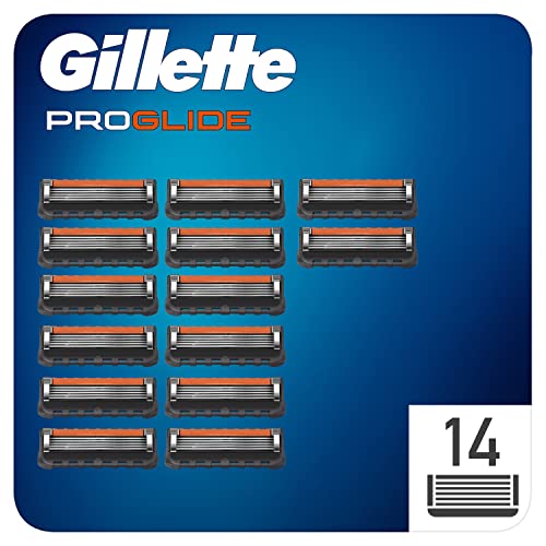 Gillette Fusion ProGlide Rasierklingen für Herren mit Präzisionstrimmer, 14 Stück Nachfüllklingen (für Briefkasten geeignet)
