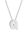 Elli Halskette Damen Buchstabe G Initialen Minimal in 925 Sterling Silber