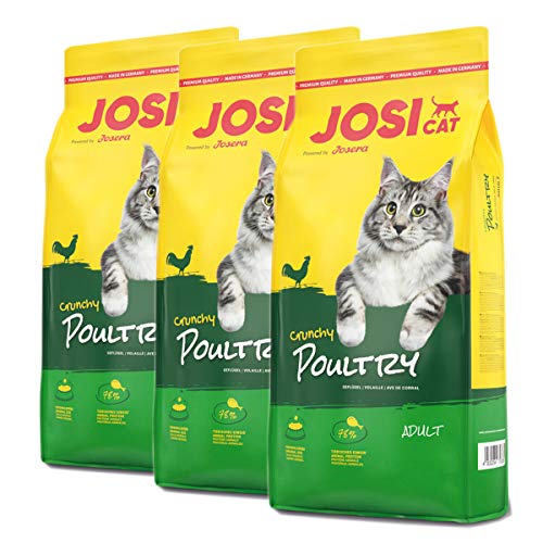 Josera 3 x 10 kg JosiCat Crunchy Poultry