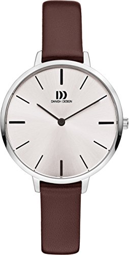 Danish Design Damen Analog Quarz Uhr mit Leder Armband IV12Q1180