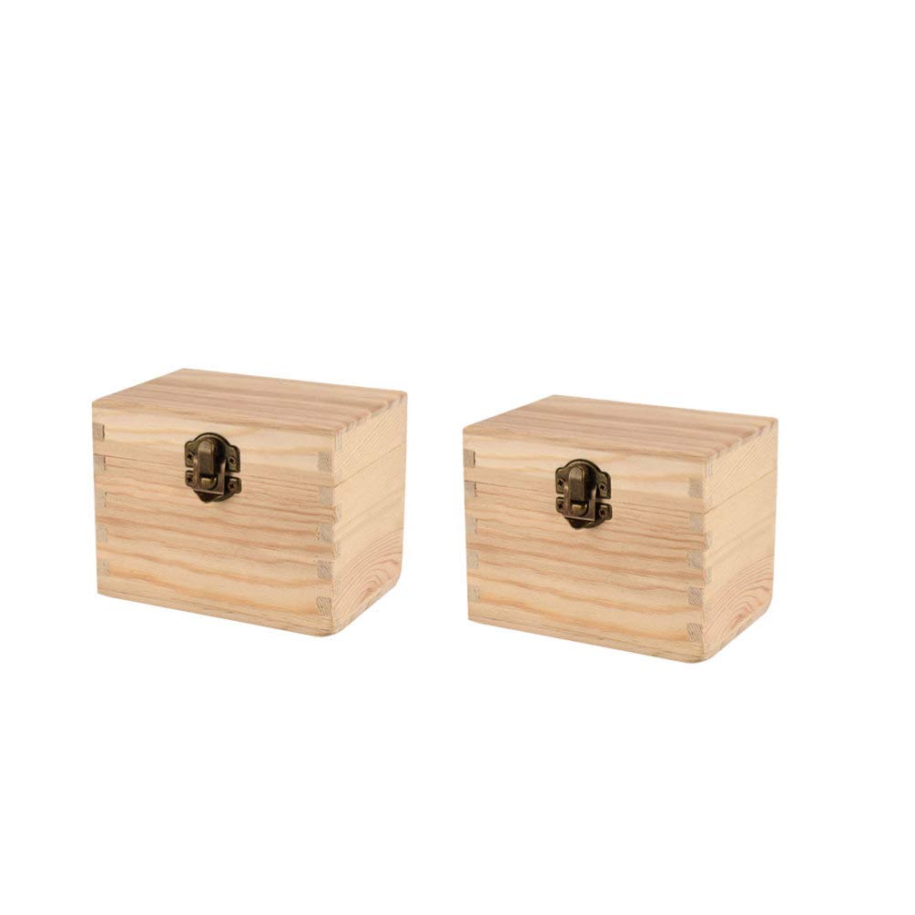 2 Stück 6 Quadrat Essentiell Schmuckkästchen Aus Holz Halter Für Ätherische Öle Etui Mit Ätherischen Ölen Aus Holz Hölzerne Aufbewahrung Aromatherapie-box Bambus Ätherisches Öl