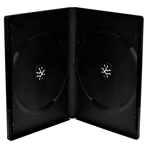 MediaRange box12-m 2discos schwarz CD Hülle – CD Hülle Hüllen (2 Discs, schwarz, Kunststoff)