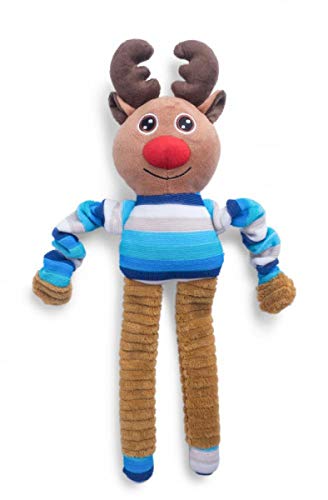 Petface Rentier Pullover mit langen Beinen für Hunde und Welpen, Weihnachtsspielzeug