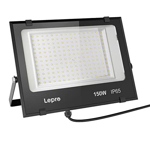 LED Strahler Außen, 150W LED Fluter Superhell Außenstrahler 18000LM, IP65 Wasserdicht 6500K Scheinwerfer Flutlicht mit 2835 SMD LEDs, Außenlampe für Garten, Innenhöfe, Garage, Hotel, Sportplatz