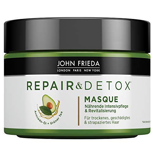 John Frieda Repair & Detox* Maske/Kur - Mit Avocado-Öl Und Grüntee, 2er Pack (2 X 250 Ml) 25486