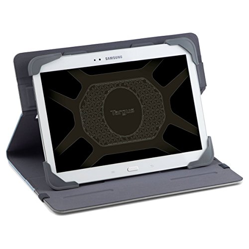 Targus THZ66302GL Fit N Grip universelle drehbare Tablet-Hülle für 9-10 Zoll - Grau